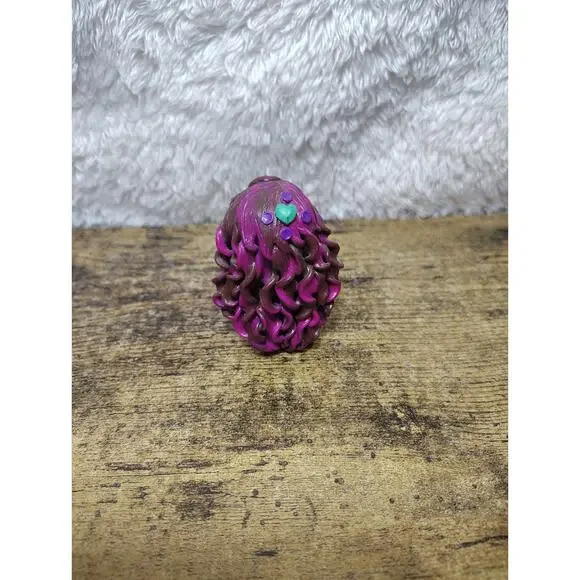 OOAK Crystal Goddess Polymer Clay Figurine Signed Ellie Healing Spiritual - Picture 3 of 5